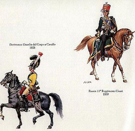 Guardia Corpo a Cavallo Reggimento Ussari